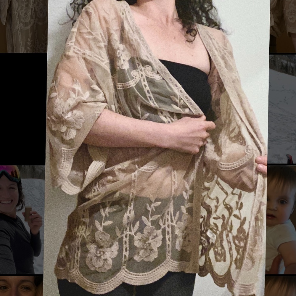 Altar’d State Lace Flyaway Kimono